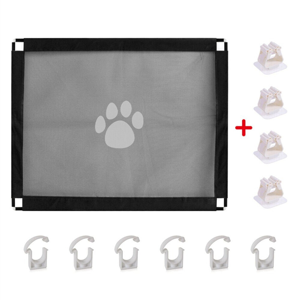 (Type 2) Pet Barrier Fences Portable Folding Mesh Dog Gate Pet Separation Safety Guard Isolated Fence