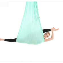 (Light Green) Aerial Yoga Hammock Premium Silk Swing Antigravity Belts