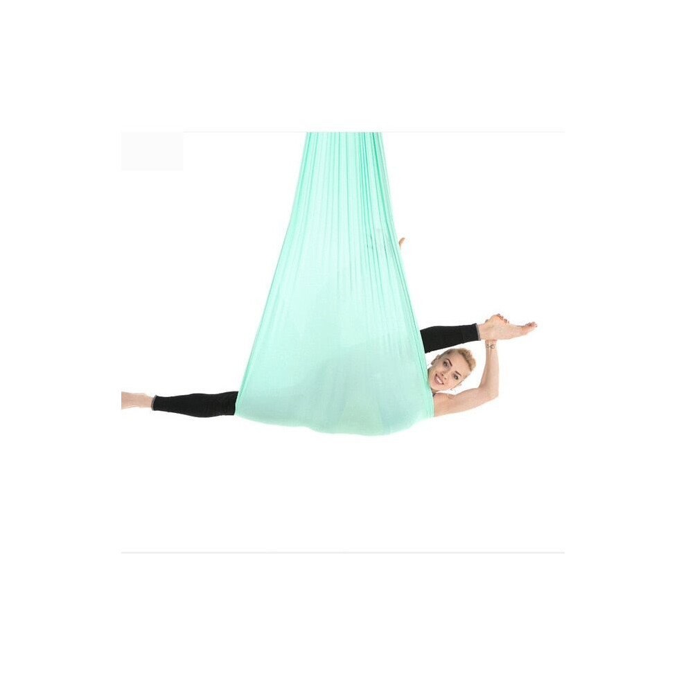 (Light Green) Aerial Yoga Hammock Premium Silk Swing Antigravity Belts