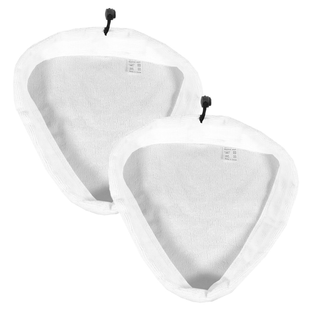 Spares2go Microfibre Cloth Cover Pads For Vax S2 S2s S2st S2u S2c S2s-1 S3s Steam Cleaner Mop (Pack Of 2)