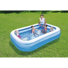 262X175 Inflatable Rectangular Swimming Pool Garden Outdoor Best