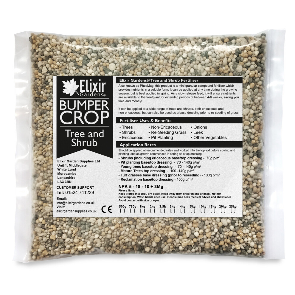 (Bag, 500g) Elixir Gardens Slow Release Tree & Shrub Root Fertiliser