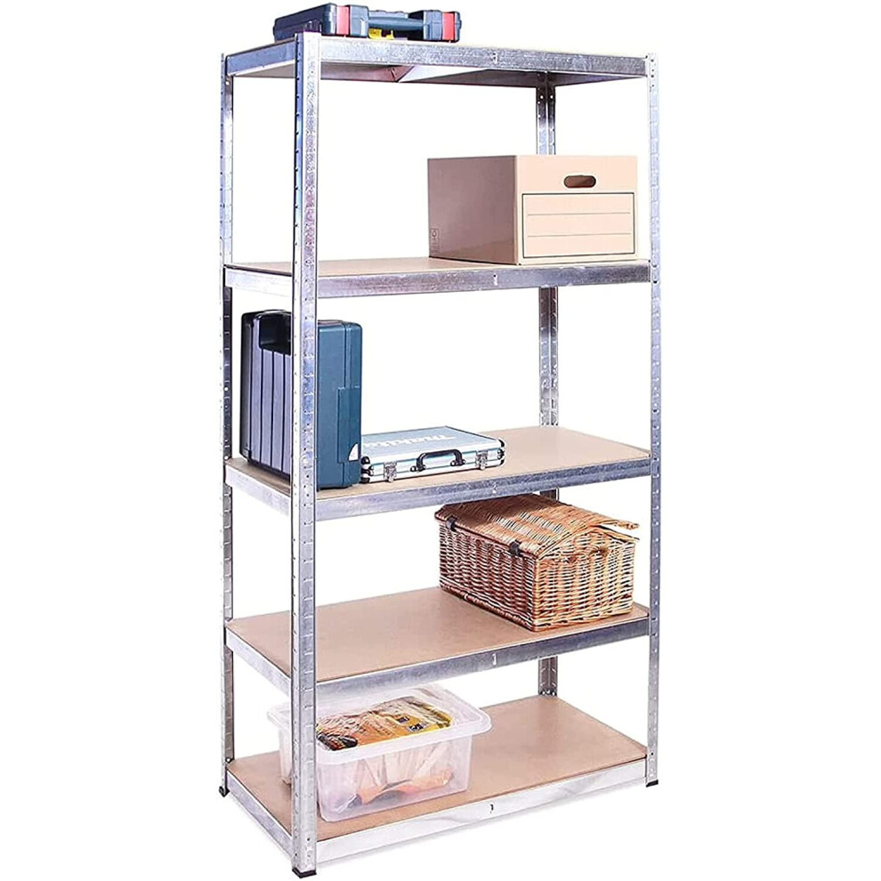 NEW 5 TIER SHELVING UNIT STORAGE HEAVY DUTY RACKING SHELVES METAL