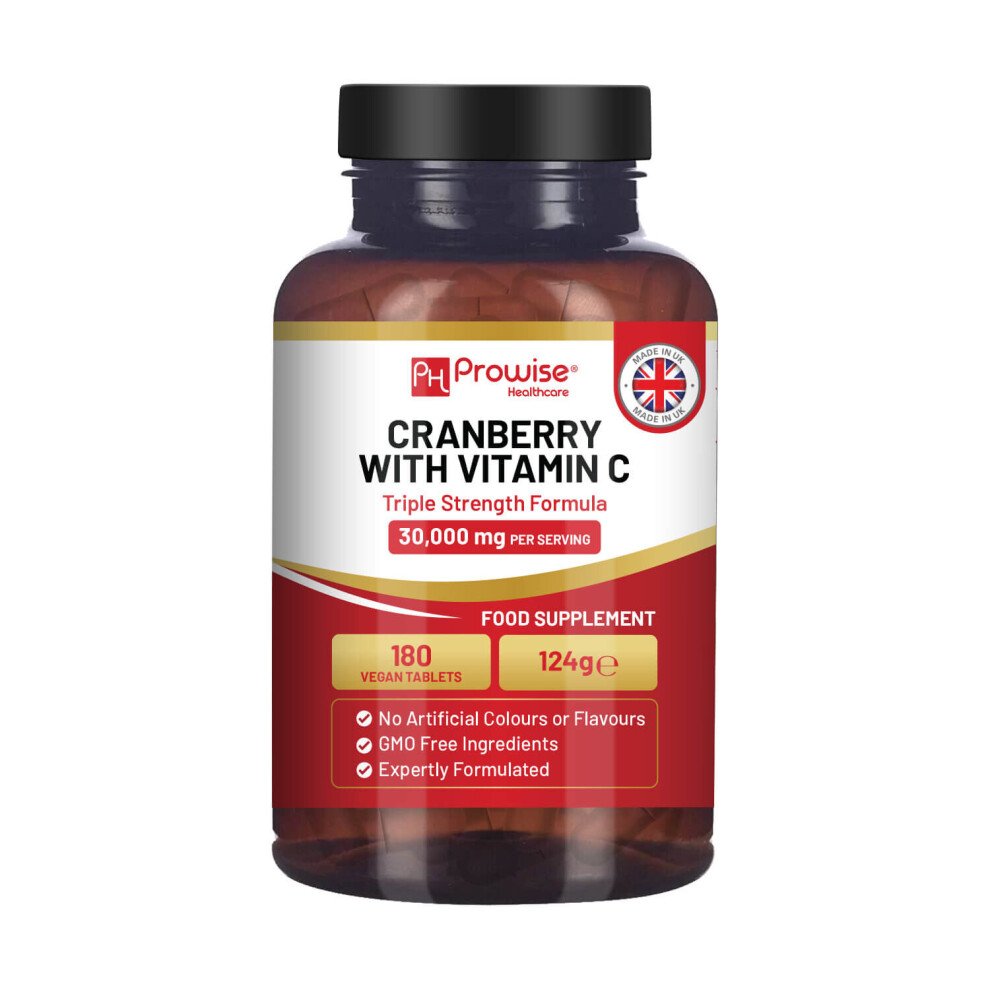 Prowise Healthcare Prowise Triple Strength Cranberry 30,000Mg Added With Vitamin C