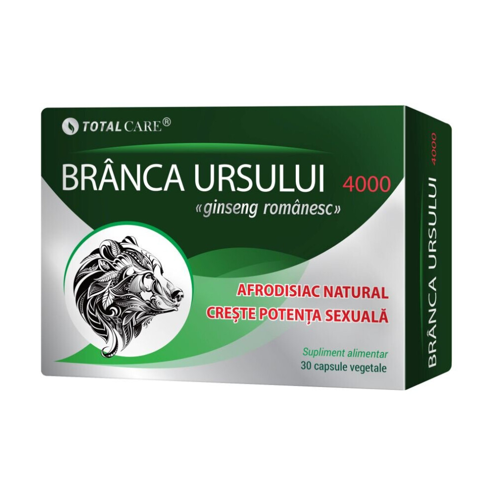 Branca Ursului 4000, 30 vegetable capsules, Cosmopharm