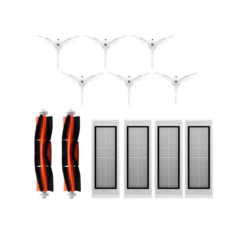 6pcs side brush 4pcs HEPA filter 2pcs main Suitable for Xiaomi Robot Vacuum Cleaner Roborock S50 Mi Xiaowa