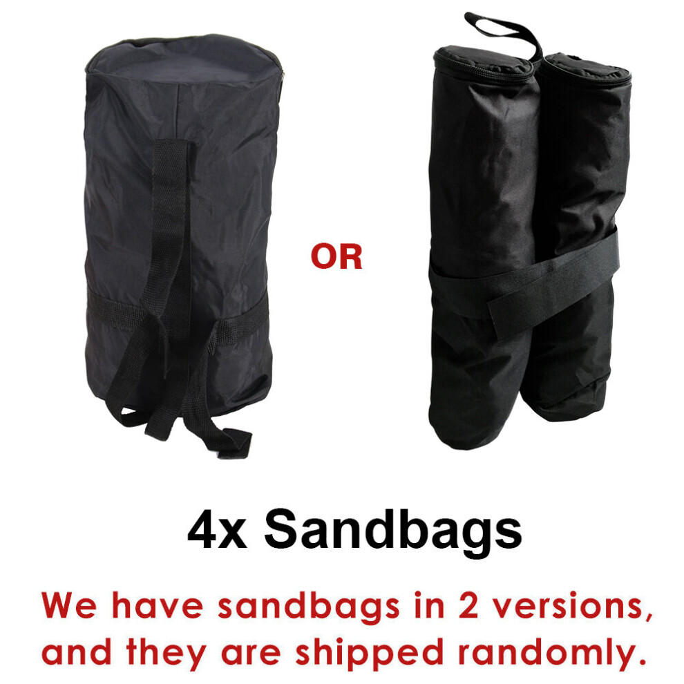 Green Bay (4Pcs) Greenbay Garden Gazebo Leg Feet Weights Sandbag For Pop Up Canopy Marquee Tent Sand Bag
