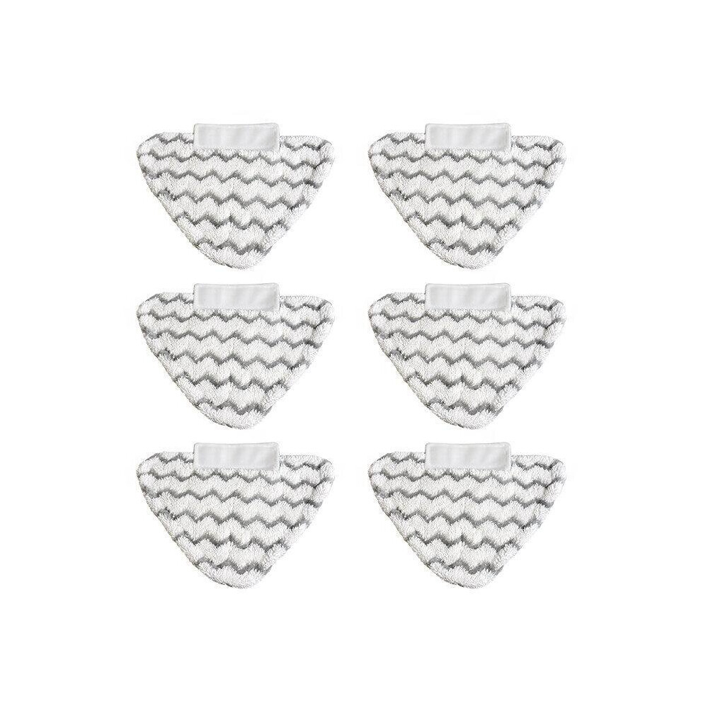 6pcs Washable Microfiber Mop Pads Replacements for Shark 3973 Steam Pocket Mop Parts Accessories