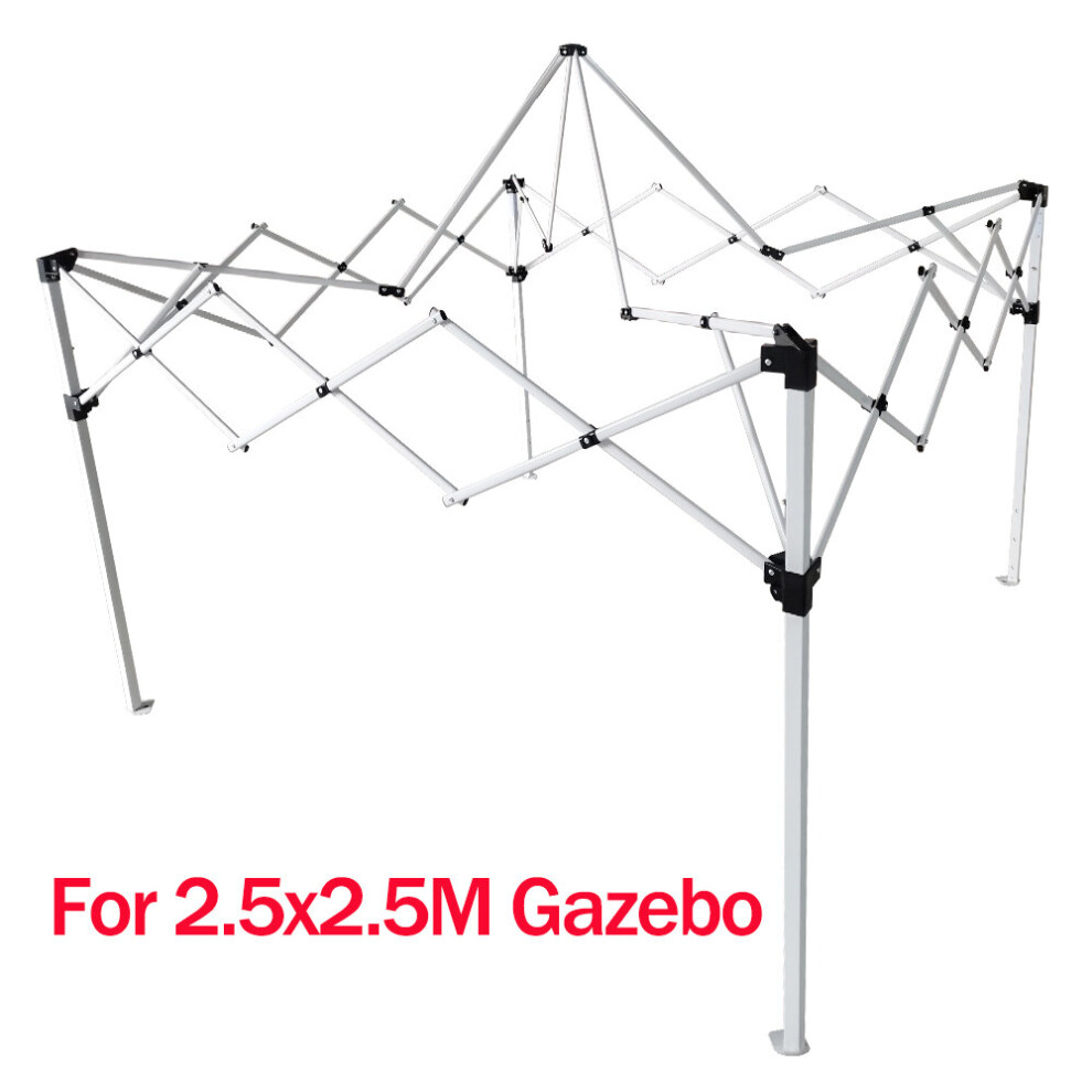 Green Bay (For 2.5X2.5m Pop Up Gazebo) Greenbay Metal Gazebo Frame For Pop Up Gazebo Outdoor Garden Canopy Marquee Tent White