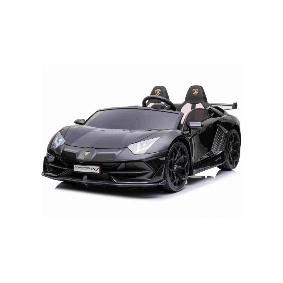 Licensed Lamborghini SVJ 24V Drift Model Ride On Electric Car - Black