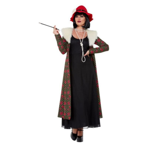 Smiffy's (Medium) 20s Gangsters Mol Costume Black Womens 1