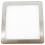 Loops (5 Lights & Driver) BRUSHED NICKEL Slim Square Under Cabinet Down Light & Driver - Warm White LED 8
