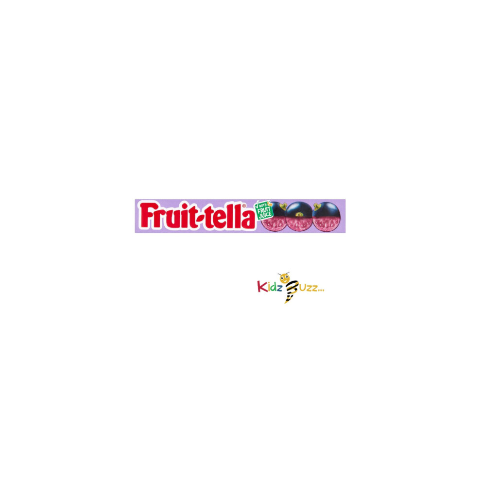 (Pack of 20) Fruit-Tella Blackcurrant