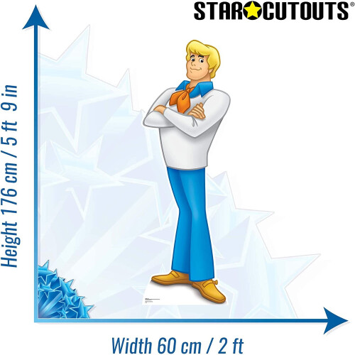 Warner Bros Fred (Scooby Doo) Lifesize Cardboard Cutout / Standee 1
