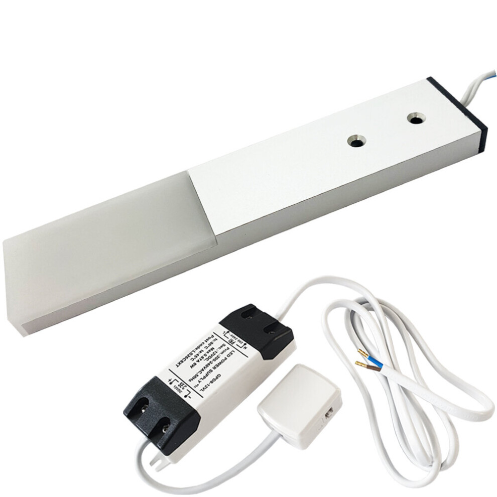 Loops (1 & Driver) Aluminium Under / Over Cabinet Kitchen & Driver Kit - Natural Led Light/White