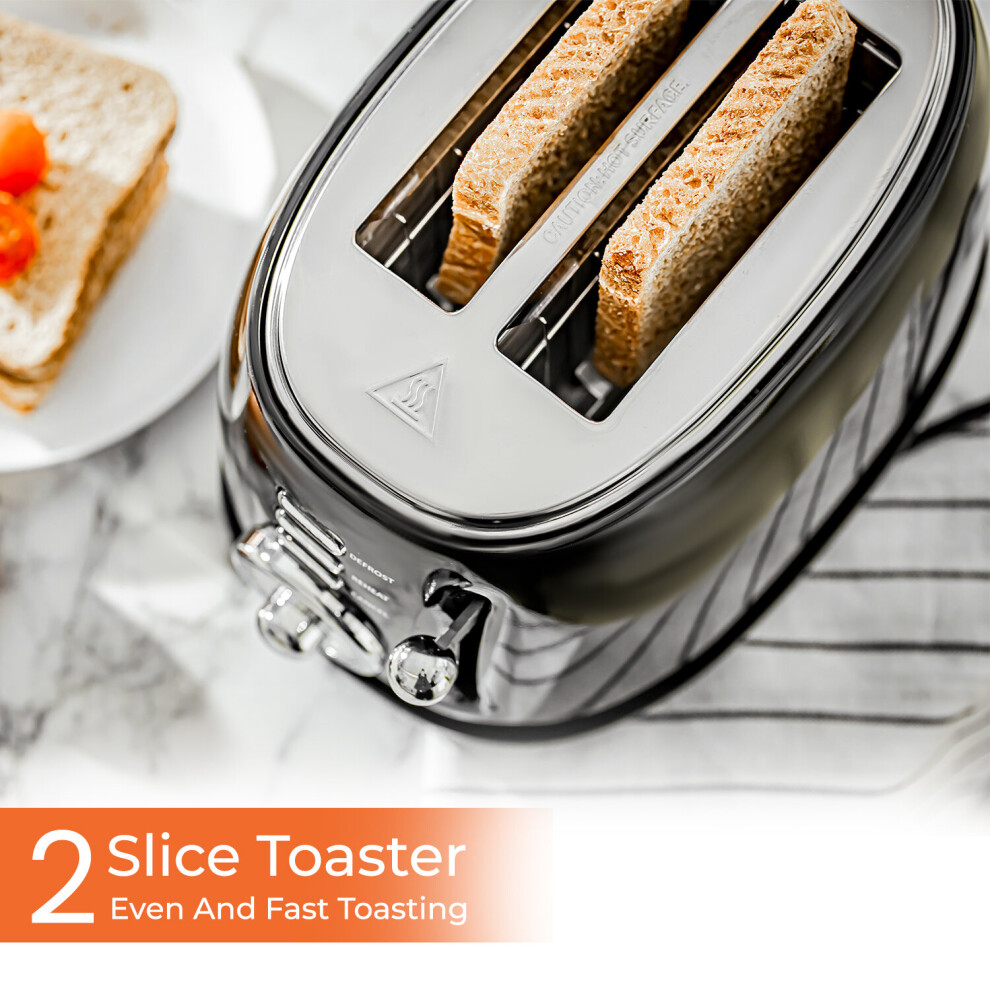 geepas-2-slice-retro-bread-toaster-defrost--reheat---cancel-function--black