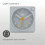 Braun Braun Classic Travel Analogue Alarm Clock, Compact Size, Grey, BC02XG 4