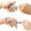 30 pcs Lock Pick Set, Lock Training Kit with 2 Transparent locks 6