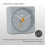 Braun Braun Classic Travel Analogue Alarm Clock, Compact Size, Grey, BC02XG 2