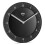 Braun Braun Classic Analogue Wall Clock with Quiet Quartz Movement, 20cm, Black, BC06B 3