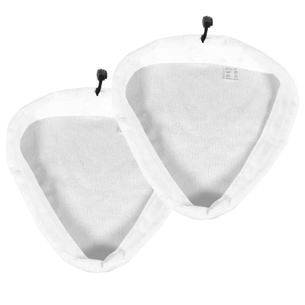 Microfibre Cloth Cover Pads for VonHaus Steam Cleaner Mop (Pack of 2)