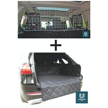 Quilted Boot Liner and Dog Guard Compatible With Citroen C4 Grand Picasso (13-17)