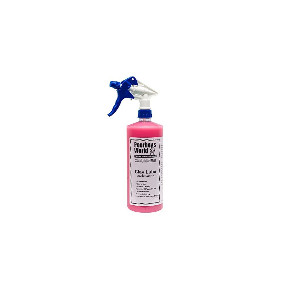 Poorboys World Clay Lube Super-Slippery Clay Lubricant Provides The Perfect Amount Lubrication When Using A Clay Bar. 5059531980669