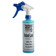Poorboys World Natural Look Interior Dressing for Leather, Vinyl, Rubber, Plastic and Tyres Matte Finish.