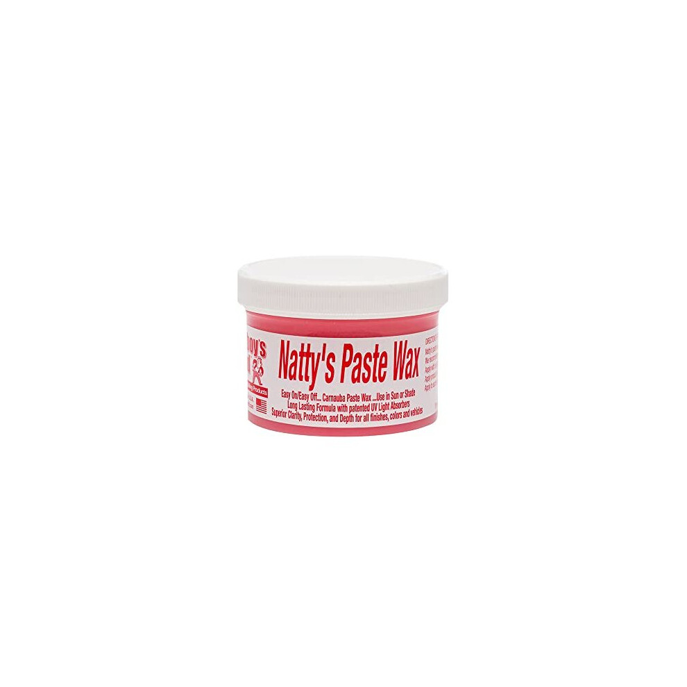 Poorboy's World Natty's Paste Wax Provides Protection And Shine For All Colours Red 5059531980416