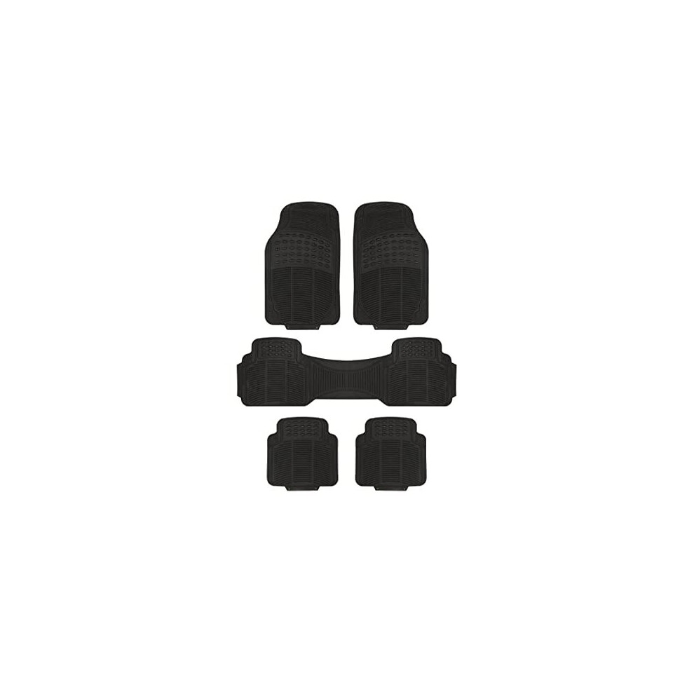 Rubber Car Mat Set Universal Heavy Duty. Mpv 7 Seater 4X4 Style 5059531887180
