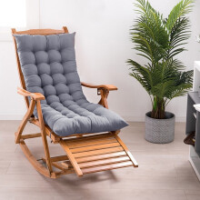 (Grey - 40*110*8cm) Garden Patio Swing Bench Cushion Furniture Thick Pad