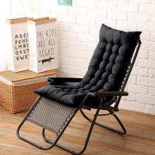 (Black - 40*110*8cm) Garden Patio Swing Bench Cushion Furniture Thick Pad