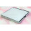 Silver Multi Crystals Square Placemats Set of 4 Mirrored Glass Sparkly Coasters 2