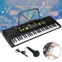 61 Key Digital Music Piano Keyboard Mic Electronic Musical Instrument