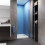 AICA (1000mm) Frameless Bifold Shower Door Enclosure Glass 5