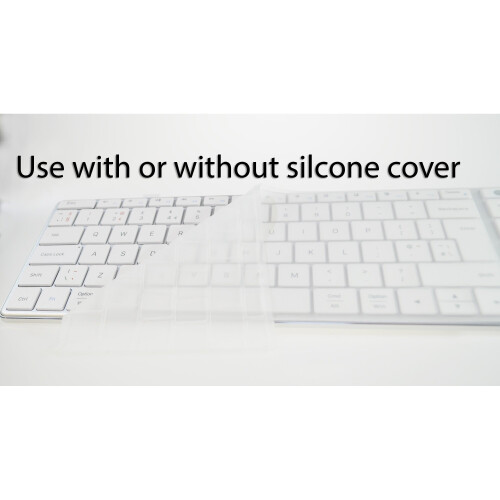 Jelly Comb Wireless Keyboard White Aluminium 1