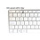 Jelly Comb Wireless Keyboard White Aluminium 3