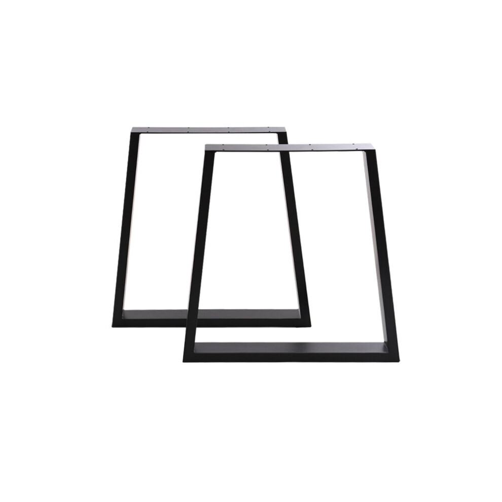 (L(50/65)*W7*H71) 2pcs Industrial Steel Table Legs Box Square Coffee Desk