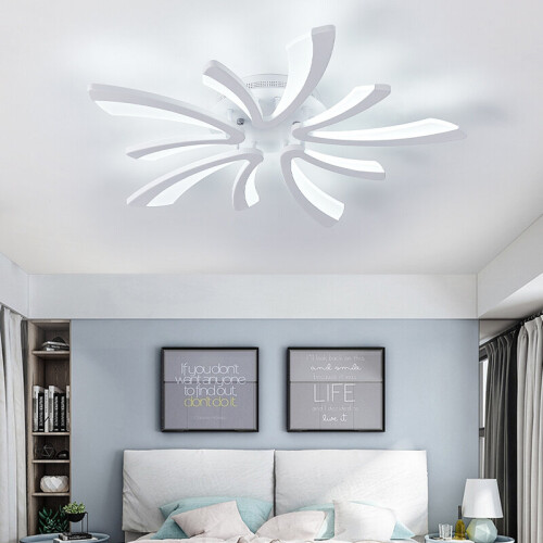 (5 Head - Cool White) Modern LED Ceiling Light Chandelier Lamp Living Dining Room 70-110cm