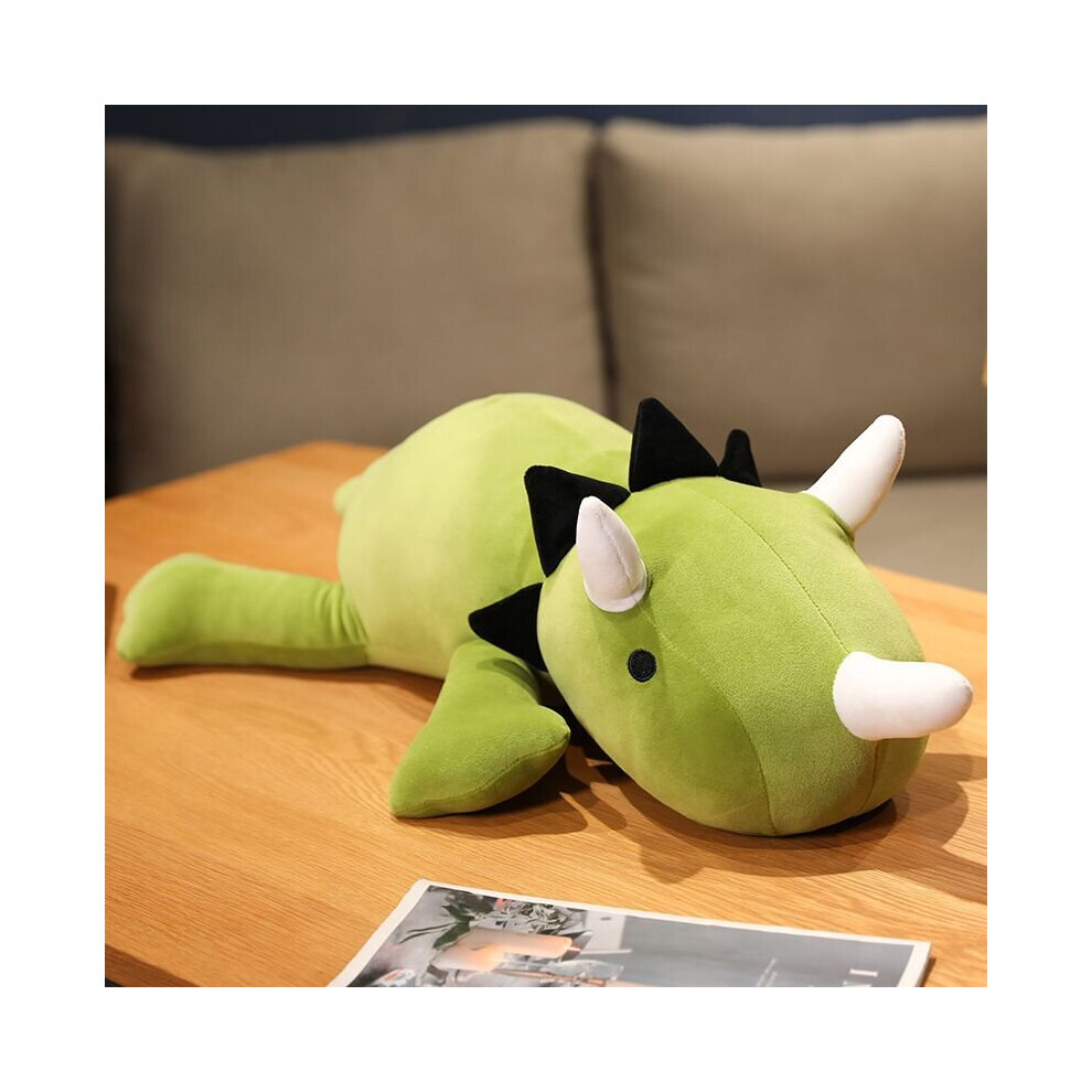 (Green, 45cm) Weighted Dinosaur Plush Toy Doll Anak Patung Cute Pillow Soft Doll Toy