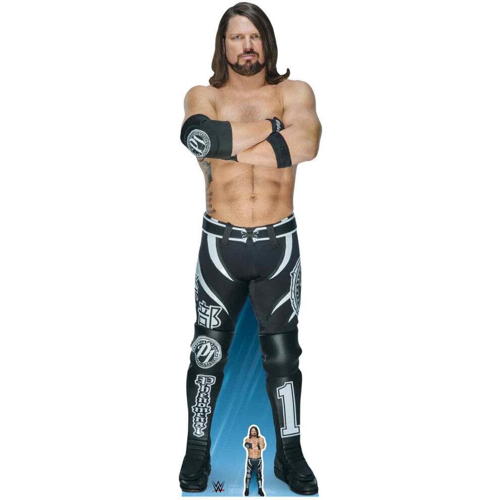 AJ Styles aka Allen Neal Jones (WWE) Lifesize + Mini Cardboard Cutout