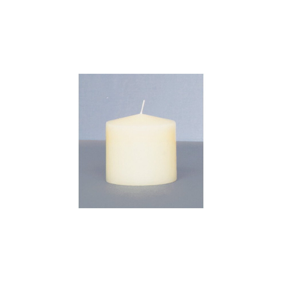 8cm Ivory Pillar Candle