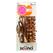 Scunci, No Slip Grip, Jaw Clip, Hold for Thick Hair, 1 Jaw Clip