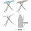 (73CM SMALL TABLE TOP IRON BOARD) Ironing Board Lightweight Folding Iron Rest 2