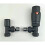 Oslo Black TRV Angled Thermostatic Radiator & Towel Rail Valve 1