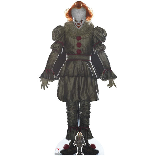 Warner Bros Pennywise The Dancing Clown (IT) Lifesize + Mini Cardboard Cutout