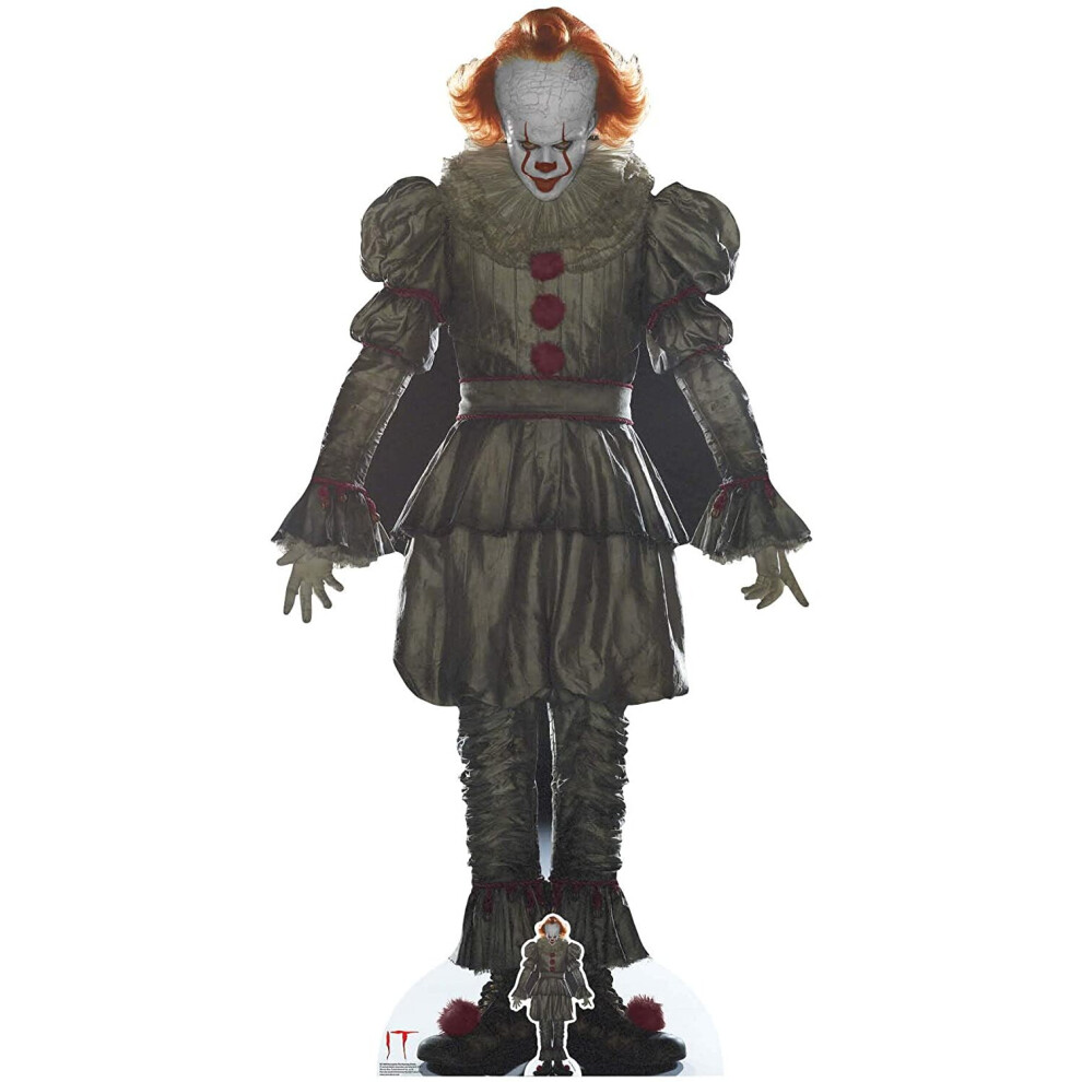 Warner Bros Pennywise The Dancing Clown (It) Lifesize + Mini Cardboard Cutout