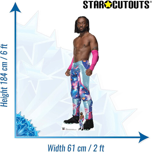 WWE Kofi WWE Official Lifesize + Mini Cardboard Cutout / Standee 2