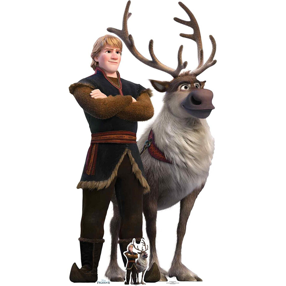 Kristoff and Sven (Disney Frozen 2) Lifesize + Mini Cardboard Cutout