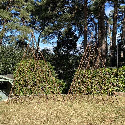 Selections Pair of Expanding Willow Garden Obelisks (1.5m) 1